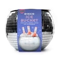thumbnail image 6 of Disco Ball Ice Bucket Large- Last Disco Bachelorette Party Decorations | Groovy Barware, 70s Birthday Cocktail Accessories, Wedding, Champagne, Retro Mirrored Drinkware, Trendy Summer Home Decor, 6 of 6