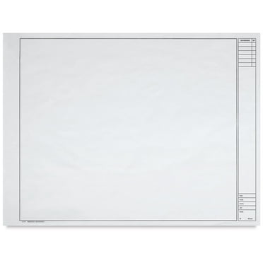 Clearprint Engineering Vellum - 18" x 24", Vertical Title Block, Single Sheet