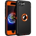 thumbnail image 1 of Entronix Funda Resistente para iPhone 11 Pro Max, Triple Capa a Prueba de Golpes y Protección contra Caídas, Color Naranja, 1 of 6
