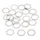 thumbnail image 4 of 20 piezas de anillos, dijes y colgantes de latón sin terminar para la creación de bisutería y manualidades. 10x10mm, 4 of 9
