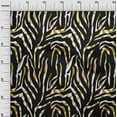 thumbnail image 2 of oneOone Cotton Jersey Dark Mustard Fabric Skins Animal Quilting Supplies Print Sewing Fabric By The Yard 58 Inch Wide, 2 of 4