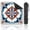 Color 1, variant on Mahjong Mat 31.5" x 31.5" Floral Tile Design Red Blue White Ornate Patterns Non-Slip Noise Reduction American Mahjong Tiles Table Cover for Dominoes Poker Card Board Games Gift