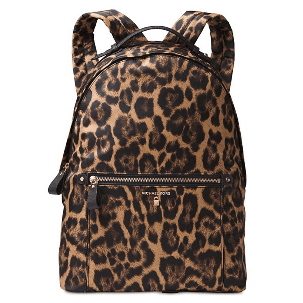 MICHAEL Michael Kors - Kelsey Large Nylon Backpack (Leopard) 30F7GO2B3C ...