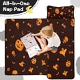 thumbnail image 4 of Glowing Halloween Icons Pattern Toddler Nap Mats for Kids Preschool,50"x20" Sleeping Mat Bag or Kids,Toddler Sleeping Bag,Toddler Nap Mat or Daycare, 4 of 6