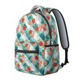 thumbnail image 2 of Pioneer Flower Floral Print Pattern Backpack for School, Cute School Bag with Adjustable Shoulder Straps and Padded Back, 15.3"x11"x7.1", 2 of 5