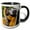 Black/White, variant on 3drose, Madagascar, Andasibe, Vakona Lodge, Lemur Island. Diademed Sifaka., 11oz Mug