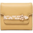 thumbnail image 1 of Queilt (Yellow)Wallets for Women Rfid Small Womens Wallet Trifold Flower Leather Ladies Wallet with Card Holder&Zipper Coin Purse, 1 of 5