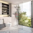 thumbnail image 3 of Decorative lass Sticker Privacy Window Films Beautiful Woman with Artistic Design Flowers Forming () 17.7" x 39" Window Film Privacy one Way, 3 of 6