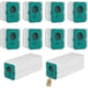thumbnail image 1 of Pack of 10 vacuum cleaner bags for Samsung Bespoke Jet VCA-ADB95 cleaning station set, for Samsung Bespoke Jet Complete Extra dust bag accessories, 1 of 4