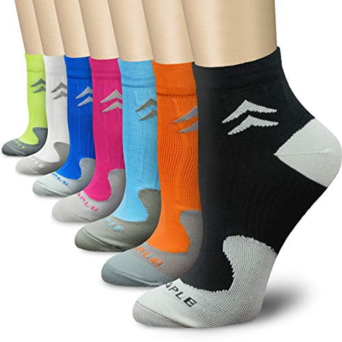 CHARMKING Compression Socks for Women & Men Circulation 3 Pairs 15-20 mmHg is Best for Athletic Running Cycling Pregnant 