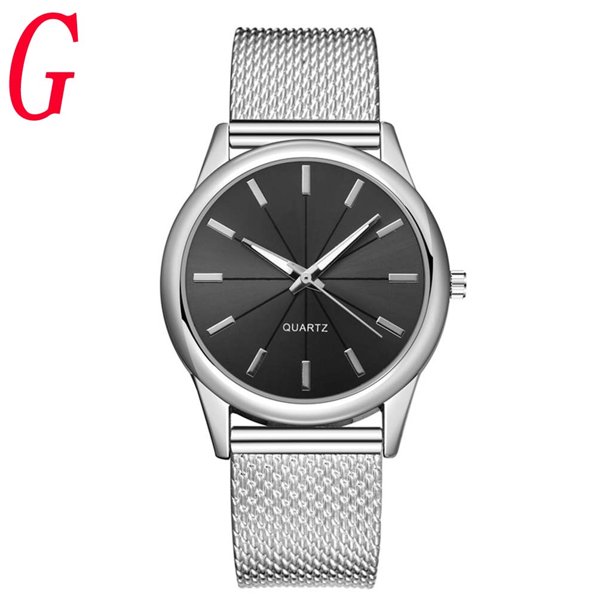 On Sale! Mothers Day Gift for Grilfriend ,Womens Watches Luxury Watches Quartz Watch Stainless Steel Dial Casual Bracele Watch,G Buy 2 Save 10%