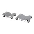 thumbnail image 3 of Wheel Dolly Set of 4,3000 lbs Car Moving Dolly,Wheel Dolly Car Tire Stake,Heavy-Duty Car Tire Dolly Cart Moving Cars,Trucks, Trailers,Motorcycles,Boats,Silver, 3 of 6