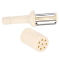 thumbnail image 2 of Cuchillo Pelador Ticfox para el hogar forma de botella duradero frutas patatas zanahorias beige, 2 of 14