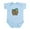 Sky Blue, variant on CafePress - DJ Milky Milk Infant Bodysuit - Baby Light Bodysuit, Size Newborn - 24 Months