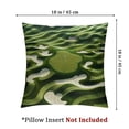 thumbnail image 4 of nygtbtfer Decorative Throw , Square Set Cushion Case, Soft - Green Course White, 4 of 7