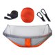 thumbnail image 5 of Hamaca para acampar con mosquitera Zulema Manta al aire libre naranja gris, 5 of 8