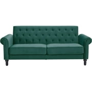 Classic Sofa Couch Mid-Century Upholstered Tufted Sofa