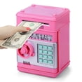 thumbnail image 1 of Banco electrónico Piggy Bank Refasy para niños con cajero automático, color rosa, 1 of 5