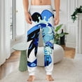 thumbnail image 2 of Shadow Milk Cookie Men's Sleeping Pants Soft Pajama Lounge Pants Casual Sleep Pants 6XL, 2 of 7