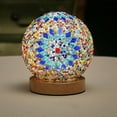 thumbnail image 2 of Romantic And Free Baroque Night Lamp Bohemian Style Creative Rechargeable Table Decorative Glass Deco Bedroom, 2 of 3