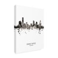 thumbnail image 2 of Trademark Fine Art 'Grand Rapids Michigan Skyline Portrait II' Canvas Art by Michael Tompsett, 2 of 3