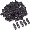 thumbnail image 7 of 50 Pieces Christmas Light Clips Mini Gutter Hang Hooks Plastic S Shaped Clips Hanging Hooks Christmas String Lights Clip Hooks for Christmas Outdoor and Indoor Decoration, Black, 7 of 7