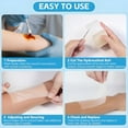 thumbnail image 5 of QARUN Hydrocolloid Bandages for Wound Care,Extra Large Medical-Grade Hydrocolloid Roll with Self-Adhesive,Ultra Absorbent,Flexible & Waterproof,DIY Size & Shape First Aid Kit Essential (2in*10ft), 5 of 7