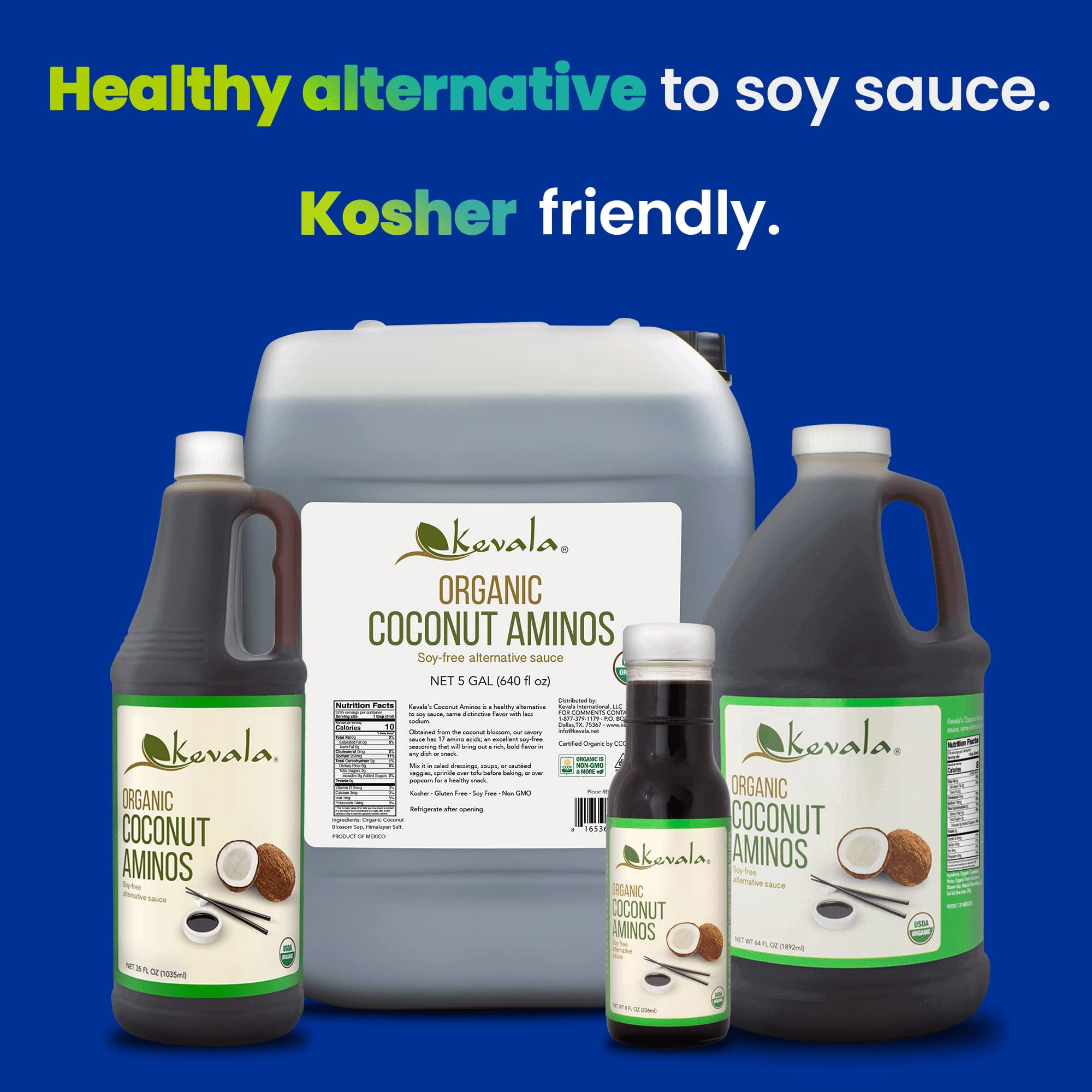 Kevala Organic Coconut Aminos 35 fl oz