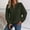 Blackish Green, variant on Only Moment Grey Casual Fall Winter Tops V Neck Casual Shirts for Daily & Travel S