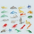 thumbnail image 4 of JingChun 24 Pieces Ocean Sea Animals Assorted Mini Vinyl Plastic Animal Set Realistic Under the Sea Life Figure for Child Educational, 4 of 7