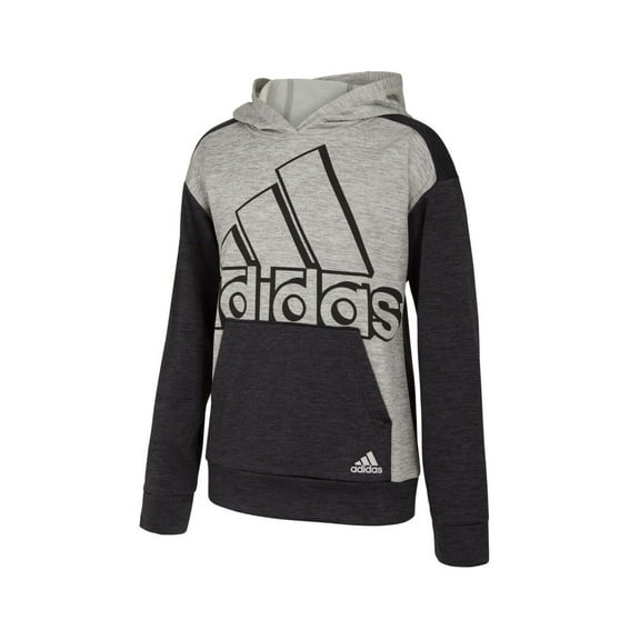 adidas Little Boys Melange Event Hoodie Gray Size 4 MSRP $40