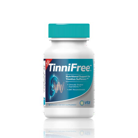 Vita Sciences TinniFree – Advanced Tinnitus Ear Health Supplement – Inner Ear Function & Ringing Relief – 60 Capsules