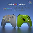 thumbnail image 3 of EasySMX X05 Manette Sans Fil pour Switch/pc/android - Manette Bluetooth avec Joysticks à Effet Hall et Gâchette, Turbo, Vibration, RGB - Vert, 3 of 14