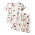 thumbnail image 4 of LNMQLPDBS Kids Clothing Set Girls Size 10-12 Girl Outfits Size 7-8 Toddler Girls Outfits 3t Soccer Shirt and Dance Shorts Baby Girls Clothes, White 6-12 Months, 4 of 5