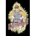 thumbnail image 2 of Men's The Simpsons Distressed Duffman Portrait Graphic Tee Black Large, 2 of 5