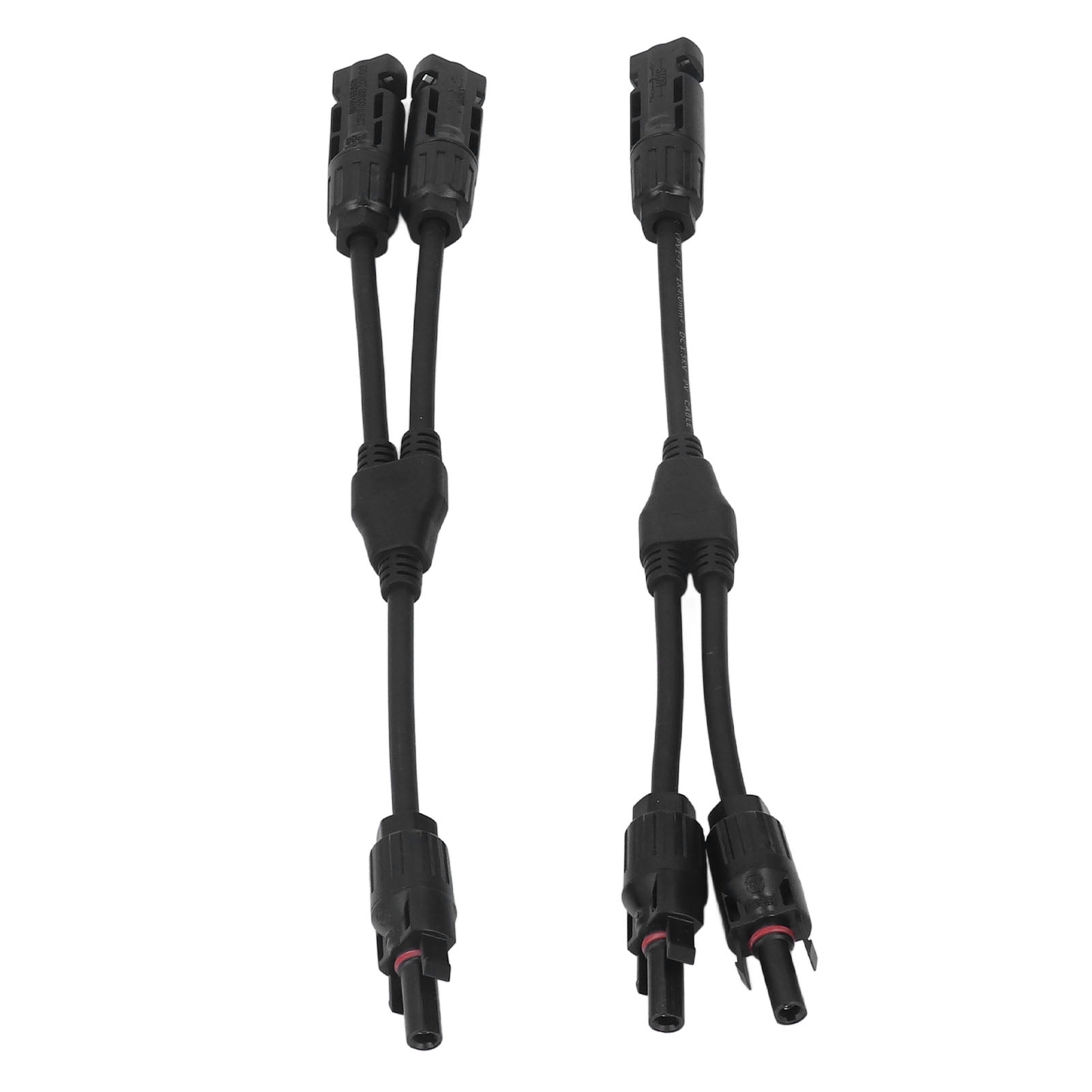 Conector Divisor Solar Y Para Paneles - Doble Hembra DC 5.5x2.1mm, Cable 18AWG 30cm, Hasta 100W, Ideal Para Estaciones De Energía Portátiles Y Generadores