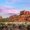 Sedona Rock Formations, variant on Elephant Stock Arizona Wall Art - Horizontal Multi Panel Canvas - Living Room Wall Decor - Places Multi Panel - Orange And Brown Decor - 30" x 18"