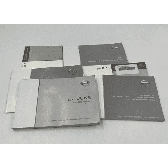 2011 Nissan Juke Owners Manual Handbook Set OEM J03B22013