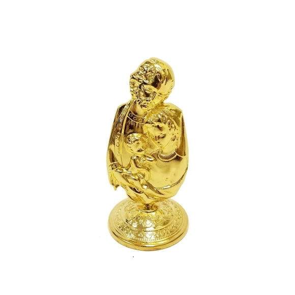 Gold Plated Holy Family Figurine