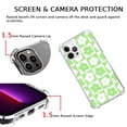 thumbnail image 3 of Green White Flowers Case Compatible with iPhone 12 and iPhone 12 Pro,Unique Trendy Design TPU Bumper Cover Case, 3 of 5