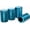 Cyan, variant on Tire Valve Stem Caps, Black, 4 pcs/Pack, Anodized Aluminum Tire Valve Cap Set, Corrosion Resistant, Universal Stem Covers for Cars Trucks Motorcycles SUVs and Bikes