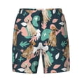 thumbnail image 4 of Lsque Mens Swim Trunks Labrador Retriever Dog Pattern - Bathing Suit Compression Liner - Beach Swim Shorts Swimwear - (S-3XL) - Stretch Quick Dry -, 4 of 9