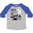thumbnail image 3 of Inktastic Little Sister and Biggest Baseball Fan Girls Toddler T-Shirt, 3 of 5