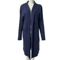 thumbnail image 3 of Ounisa Womens Cardigan Solid Color Open Front for Ladies Long Sleeve Casual Mid-Length Sweater Coat, 3 of 4