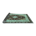 thumbnail image 2 of Ahgly Company Indoor Rectangle Abstract Light Blue Modern Area Rugs, 6' x 9', 2 of 4