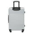 thumbnail image 5 of Wrangler 4 Pc Hardside Spinner Luggage Set with 20" & 25" Suitcases and Packing Cubes, Silver, 5 of 8