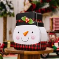 thumbnail image 1 of Caja de hojalata con forma de hombre de jengibre y dibujos animados, caja de regalo con forma de pingüino, muñeco de nieve y Papá Noel, contenedores para decoraciones navideñas, 1 of 6
