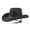 Black, variant on Classic Western Cowboy Hat Style Sun Outdoor Fashion Jazz Headwear for Men and Women Khaki One Size