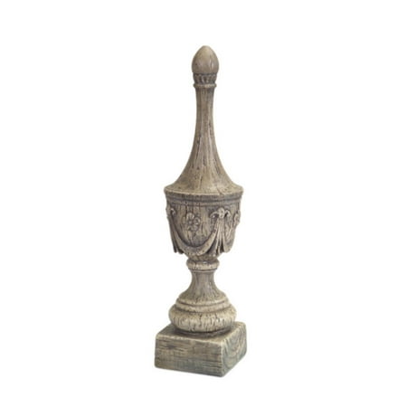 set of 4 decorative wood look table top finials with set of 4 decorative wood look table top finials with