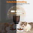thumbnail image 6 of Automatic Cat Feeders for Two Cats, 5L/20 Cups Double Automatic Cat Food Dispenser with 2 Stainless Bowls, Timer Setting 20 Portions 6 Meals Per Day, 10s Meal Call, Pet Feeder for Cat, 6 of 8